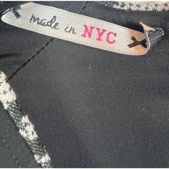 YOANA BARASCHI black bodycon sleeveless knit lined stretch sheath dress XS - Picture 3 of 10